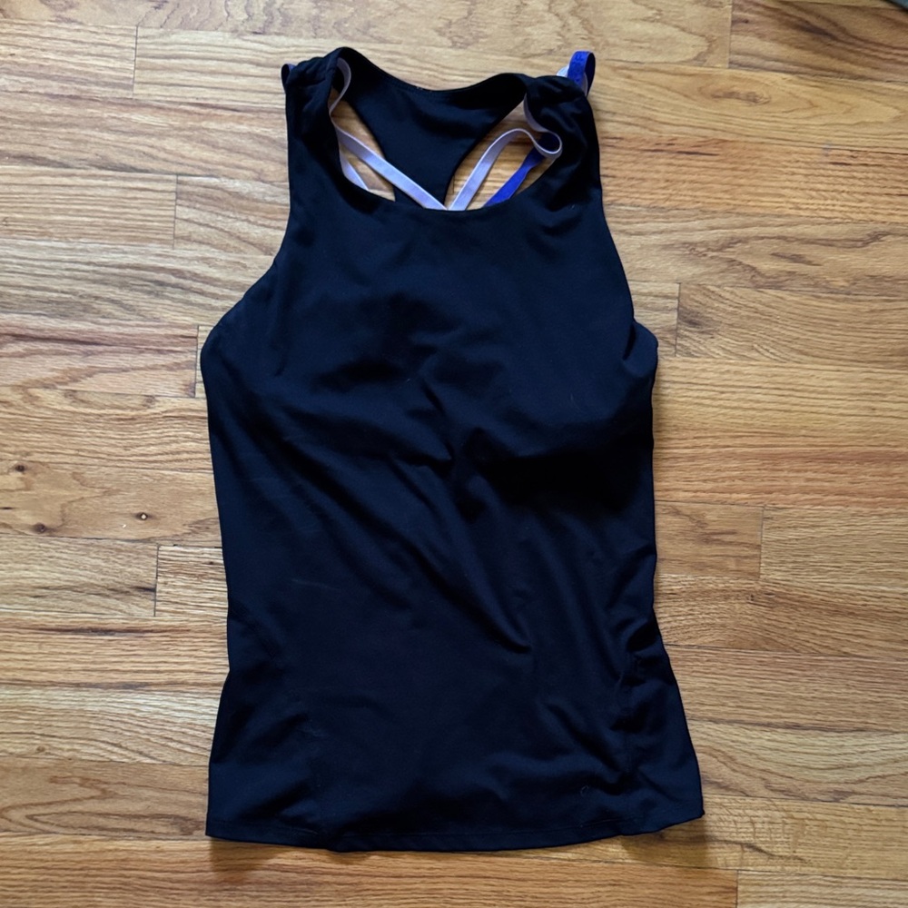 Fabletics strappy built in bra tank